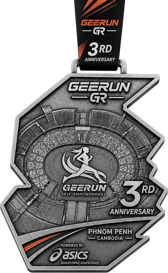 Finisher medal, front